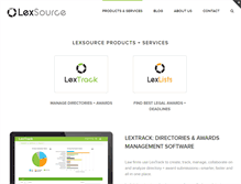 Tablet Screenshot of lexsource.com